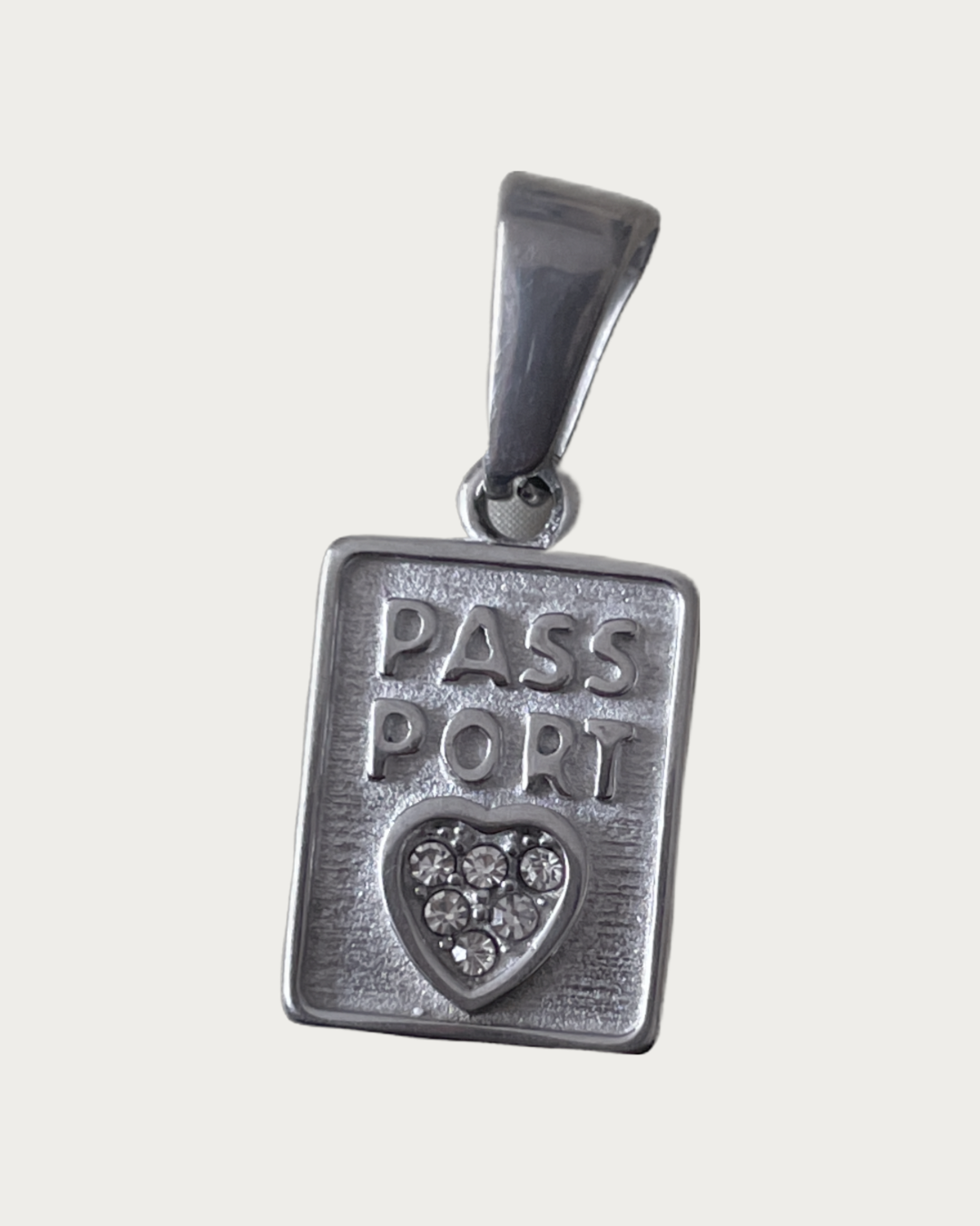 Silver Passport Charm