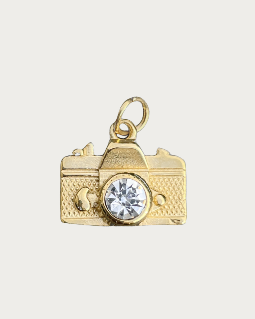 Gold Camera Charm