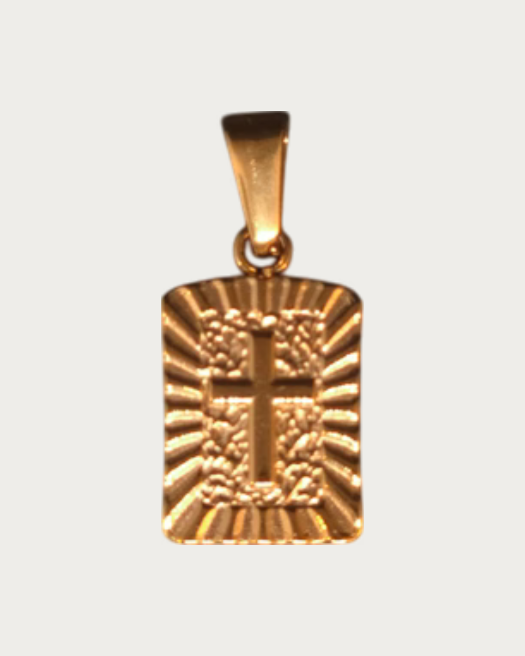 Gold Cross Pendant Charm
