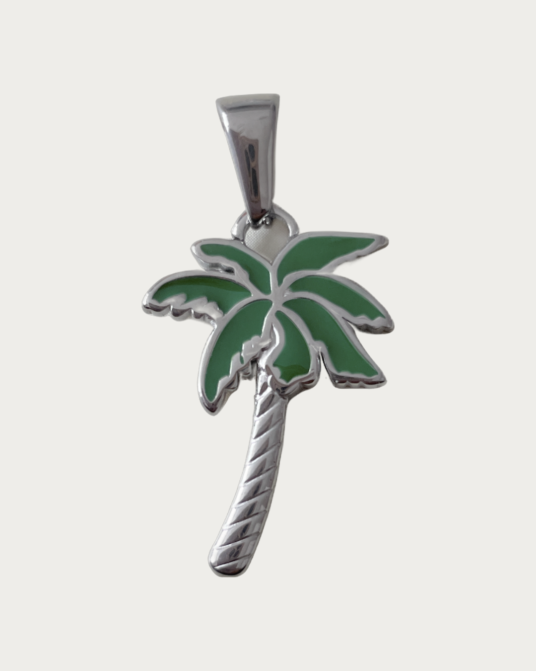 Silver Palm Tree Charm