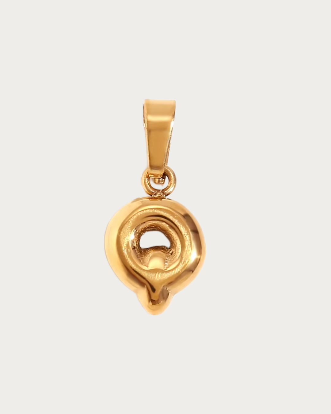 Gold Q Charm