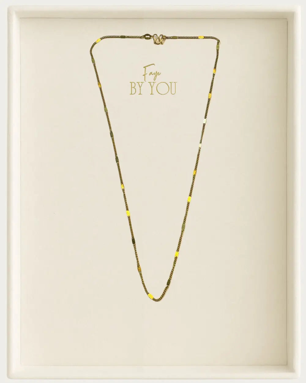 Gold Delicate Chain Flat