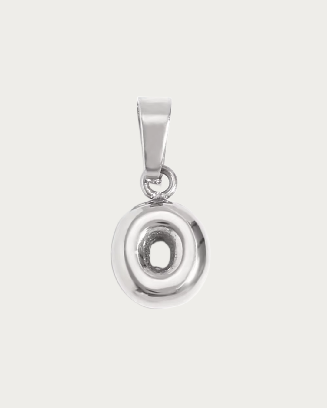 Silver O Charm
