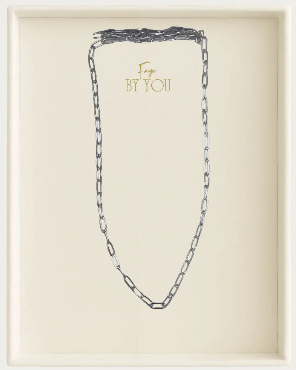 Silver Chain Paperclip