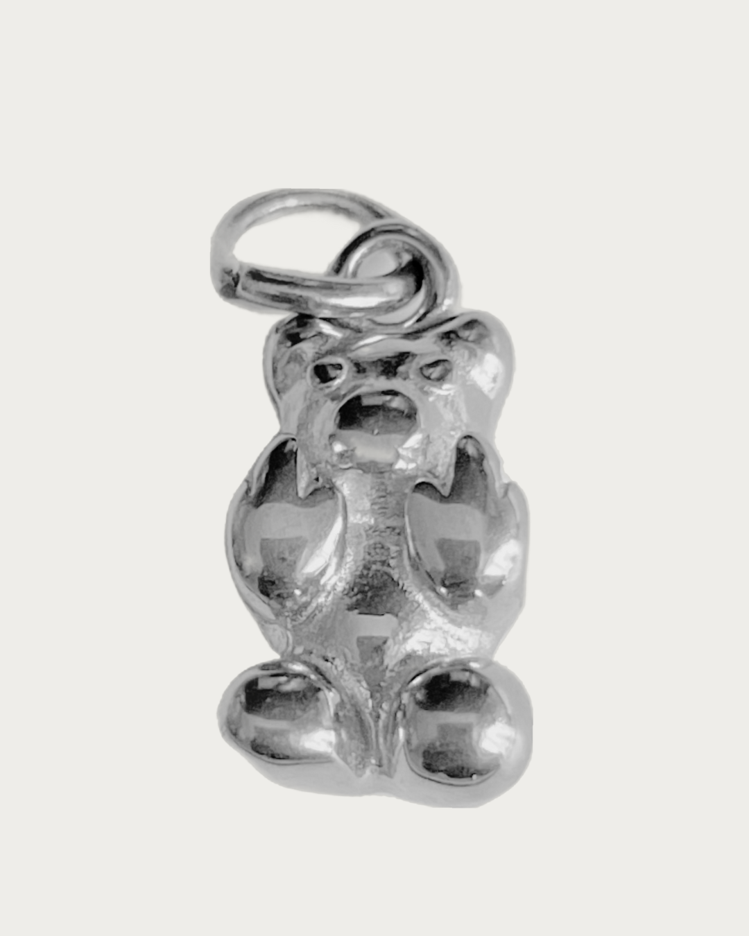 Silver Teddybear Charm