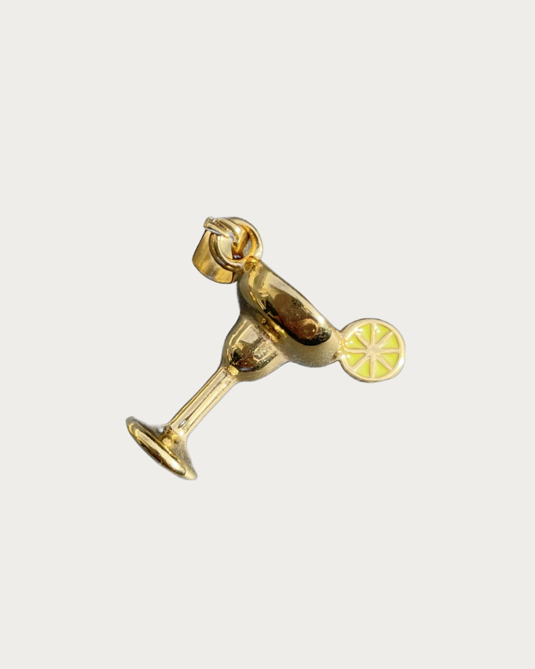 Gold Cocktail Charm