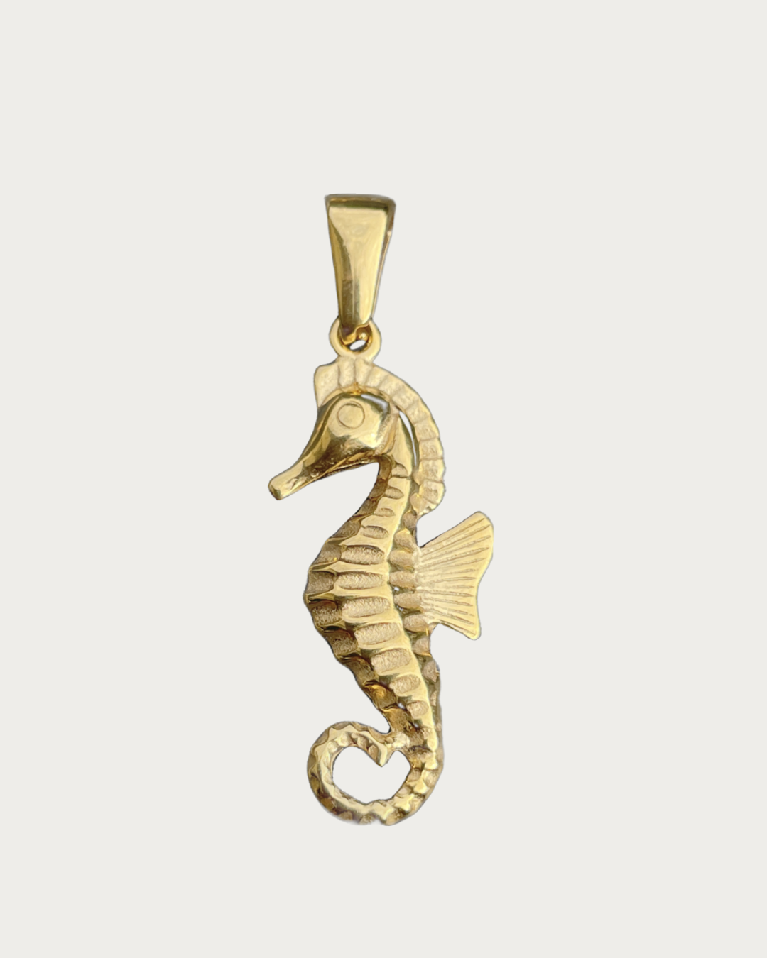 Gold Seahorse Charm