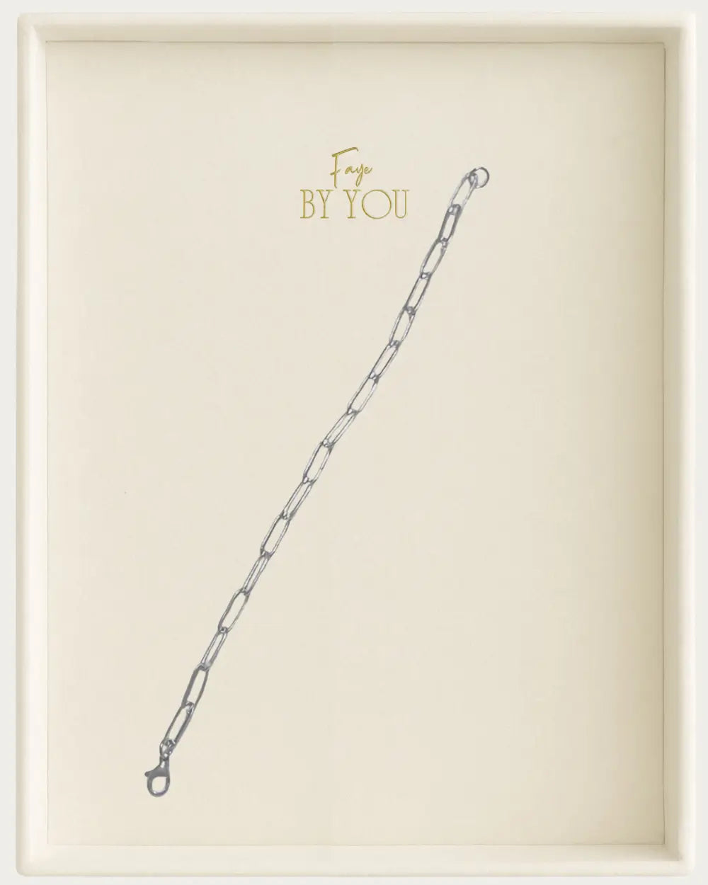 Silver Paperclip Chain Bracelet