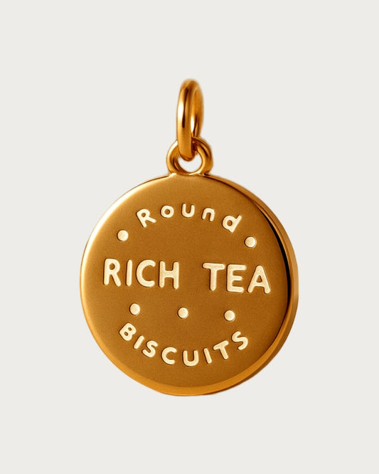 Gold Rich Tea Charm
