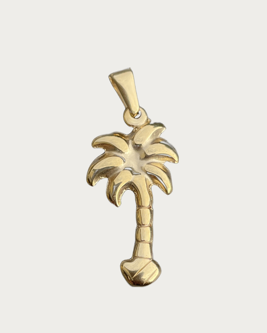 Gold Palm Tree Charm