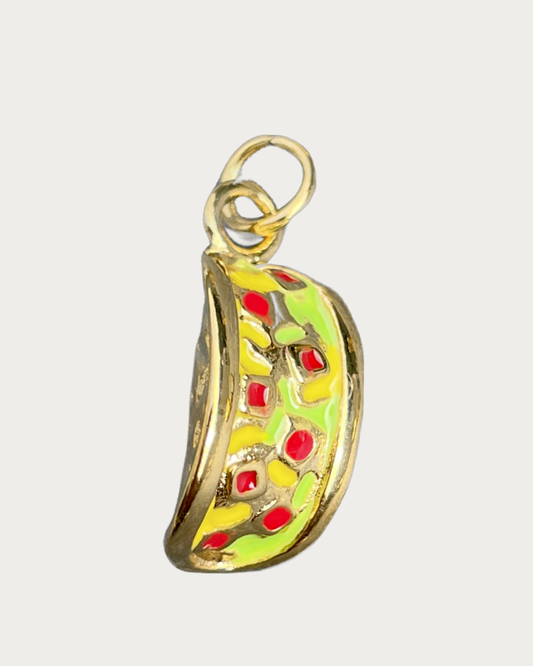 Gold Taco Charm