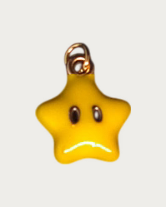 Gold Yellow Star Charm