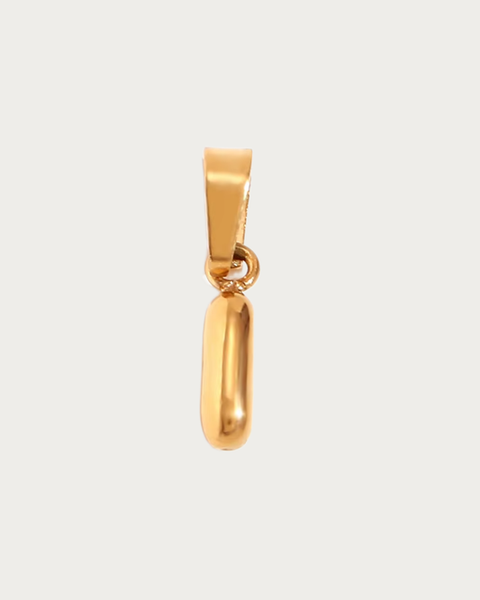 Gold I Charm
