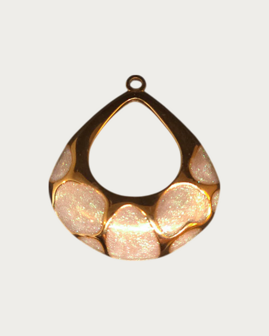 Gold Shell Luxe Charm