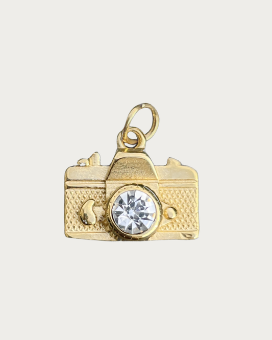 Gold Camera Charm