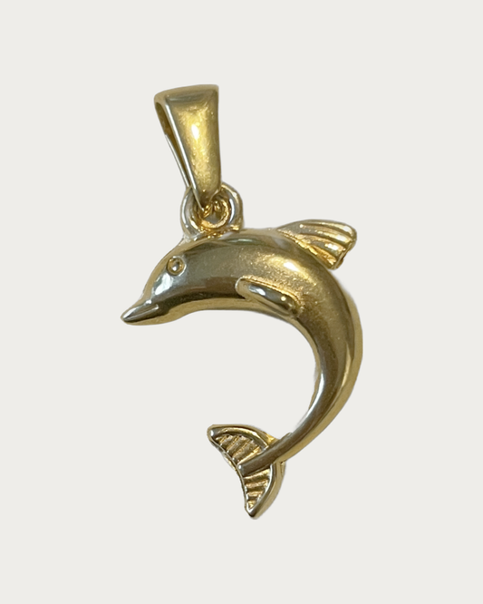 Gold Dolphin Charm