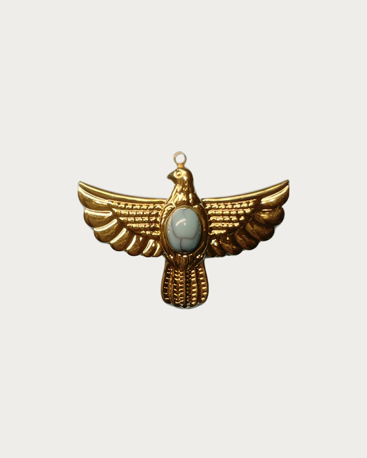 Gold Eagle Charm