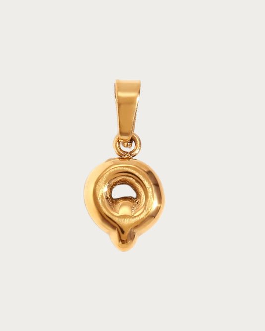 Gold Q Charm