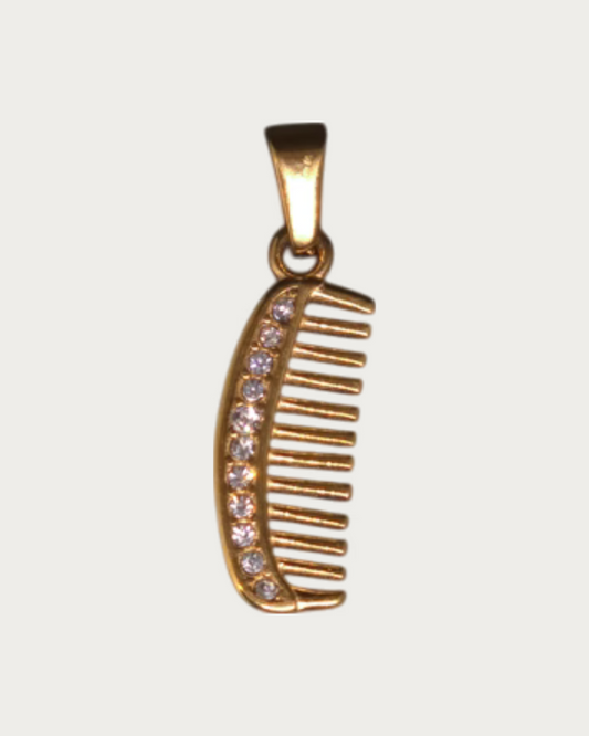 Gold Comb Charm