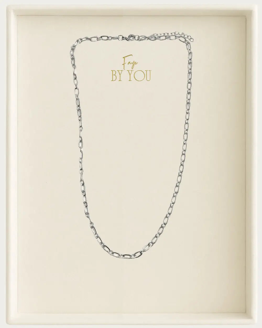 Silver Twisted Cable Chain