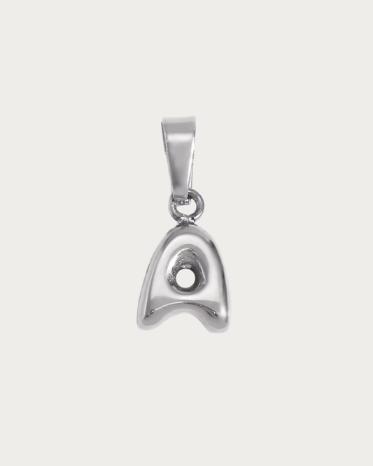 Silver A Charm