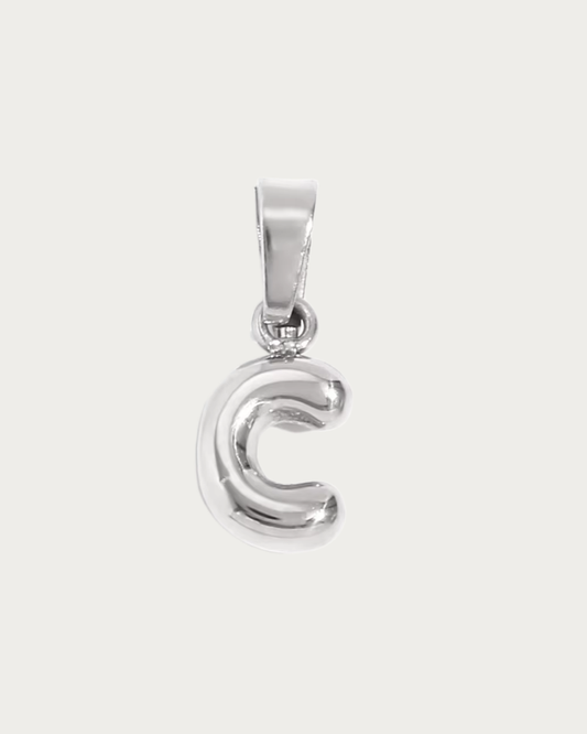 Silver C Charm