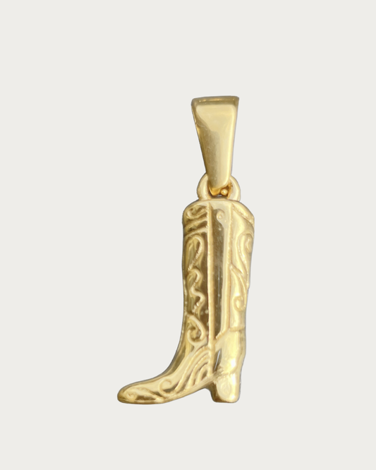 Gold Boots Charm