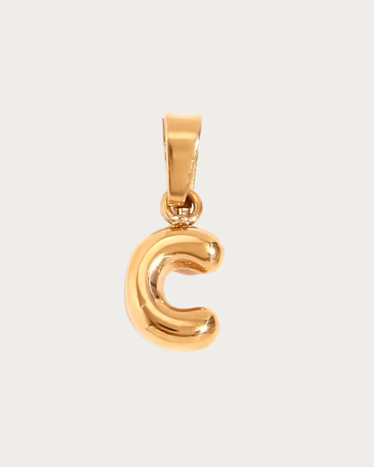 Gold C Charm