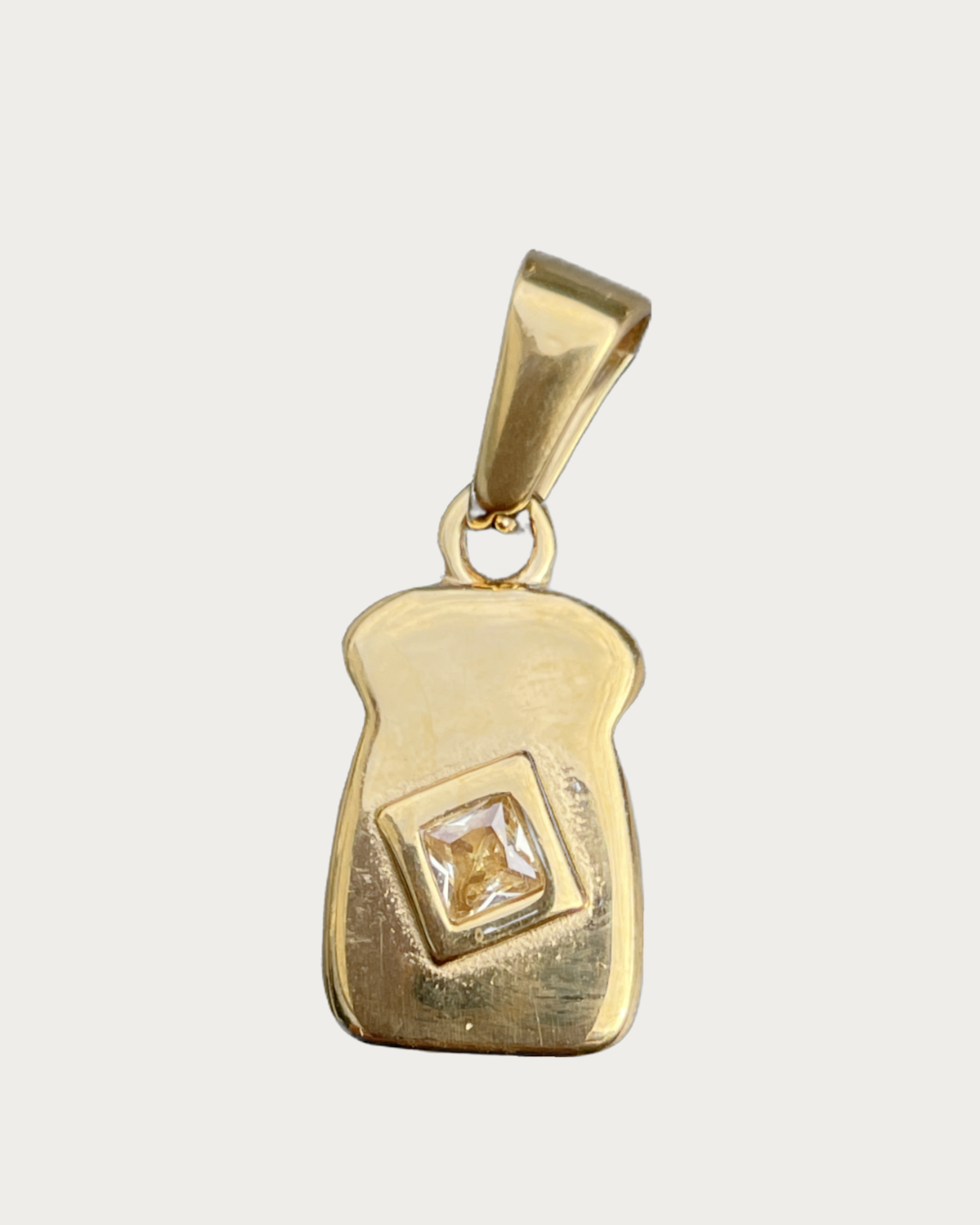 Gold Toast Charm