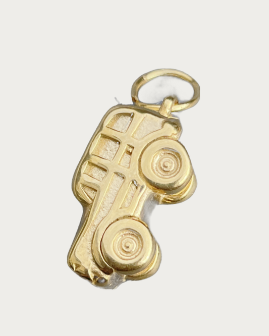 Gold Car Charm