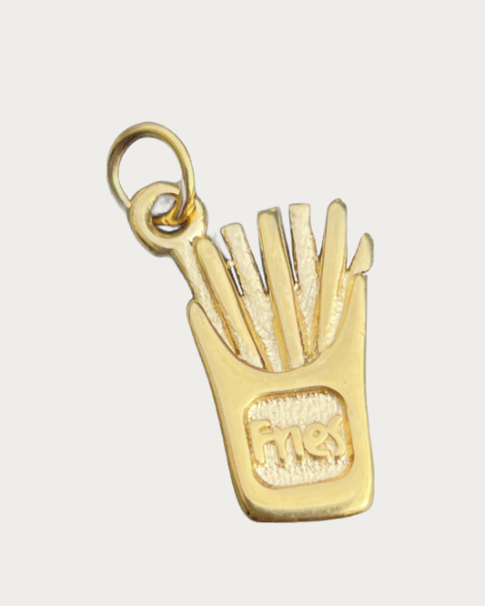 Gold Fries Charm