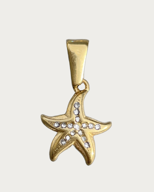Gold Starfish Charm