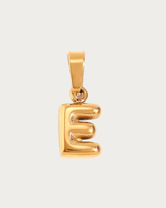 Gold E Charm