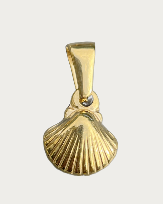 Gold Small Shell Charm