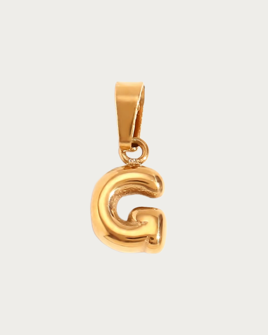 Gold G Charm